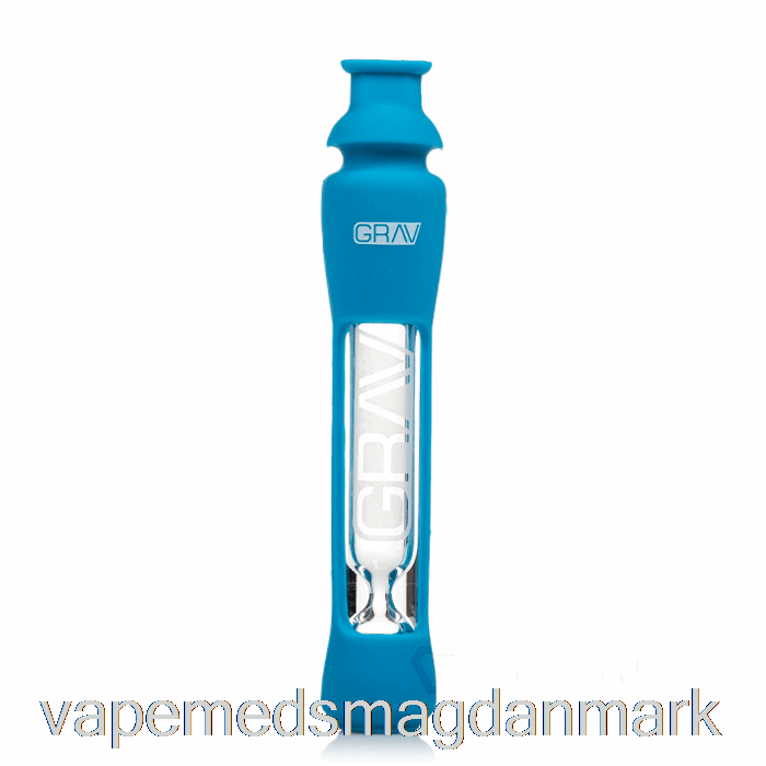 Vape Juice Grav 12mm Smagsprøver Med Silikoneskind Blå